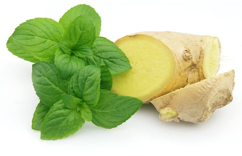 Ginger eta menda konposizioan